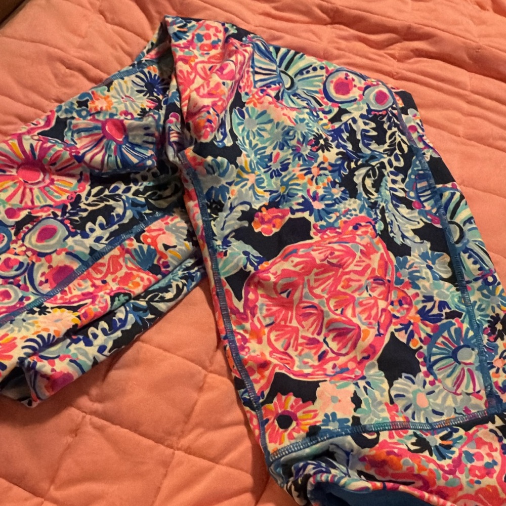 Lilly Pulitzer Colorful Floral Leggings